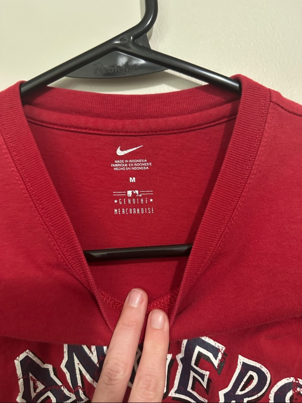 Nike Red Rangers Crew Neck Tee - Picture 2 of 3